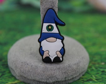 El Salvador flag Gnome shoe charm mini size  ( Original design)
