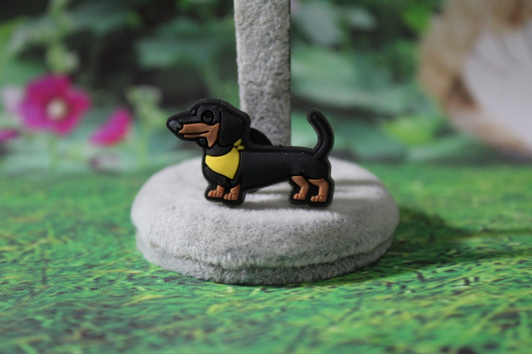 [MCM]★Dachshund Charm Vintage English Dachshund 9k Gold Dog Charm