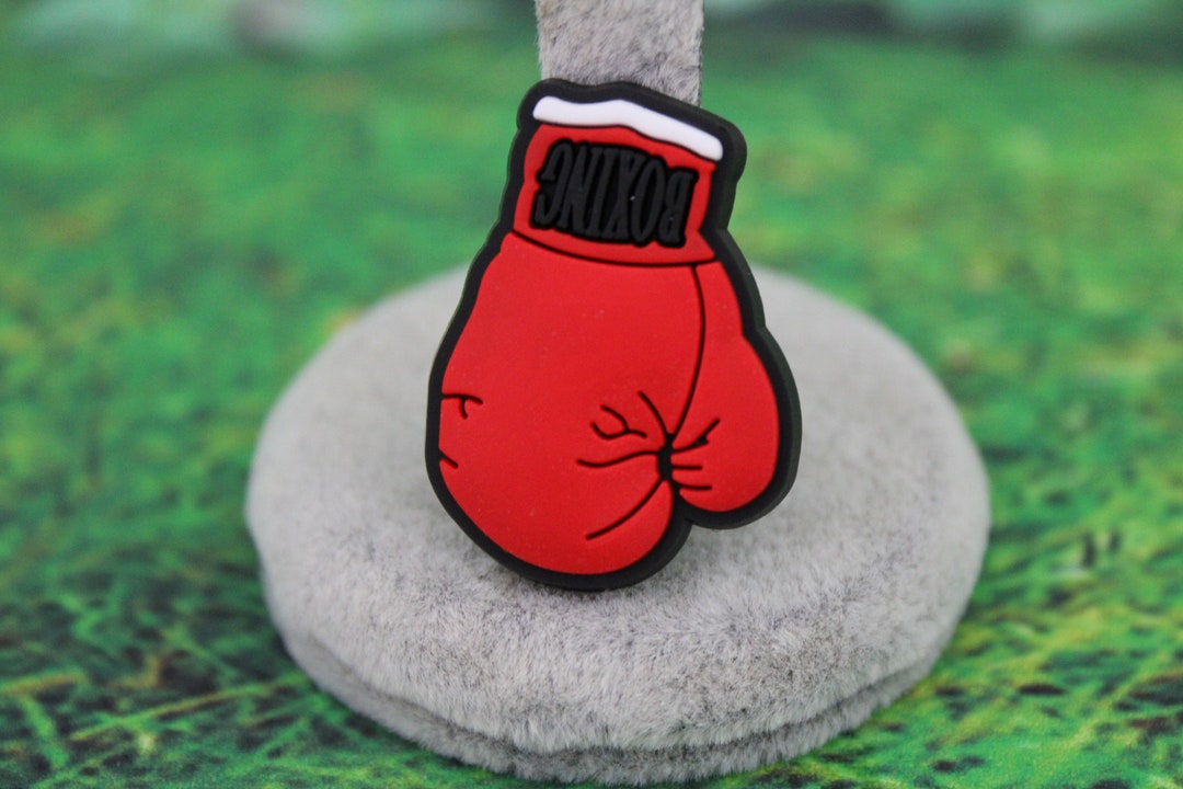 Boxing Glove Shoe Charm - Etsy