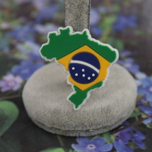 FreeShipping Shoe Charms Accessories PVC Shoe Buttons Sandals Charm  Decoration Brazil Korea Britain Switzerland Flag U218