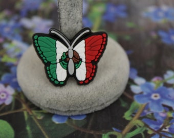 mexican flag charm for crocs