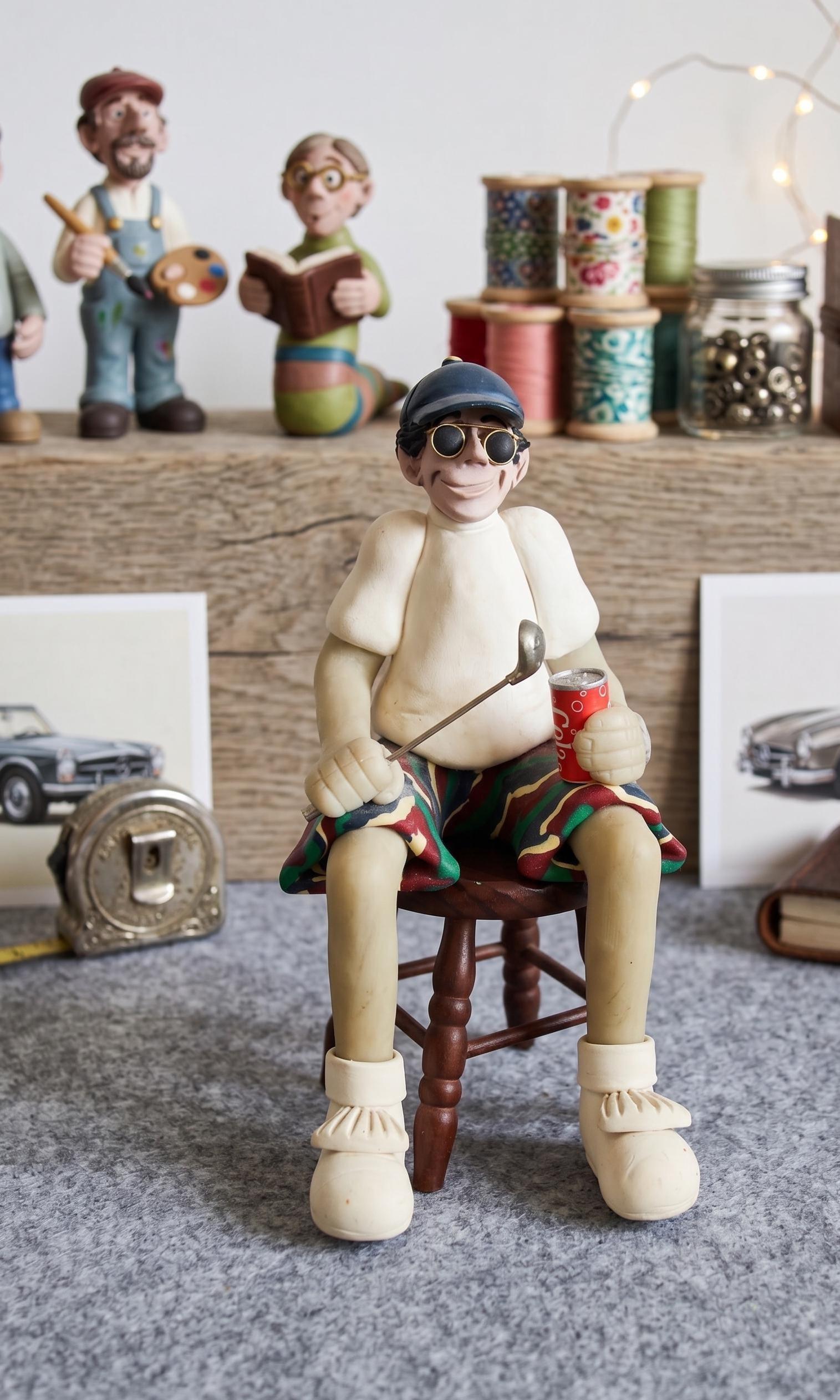 Vintage Golf Statue - Etsy