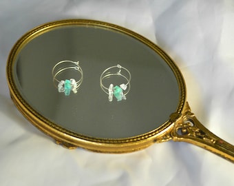 Sailing The Med crystal earrings,