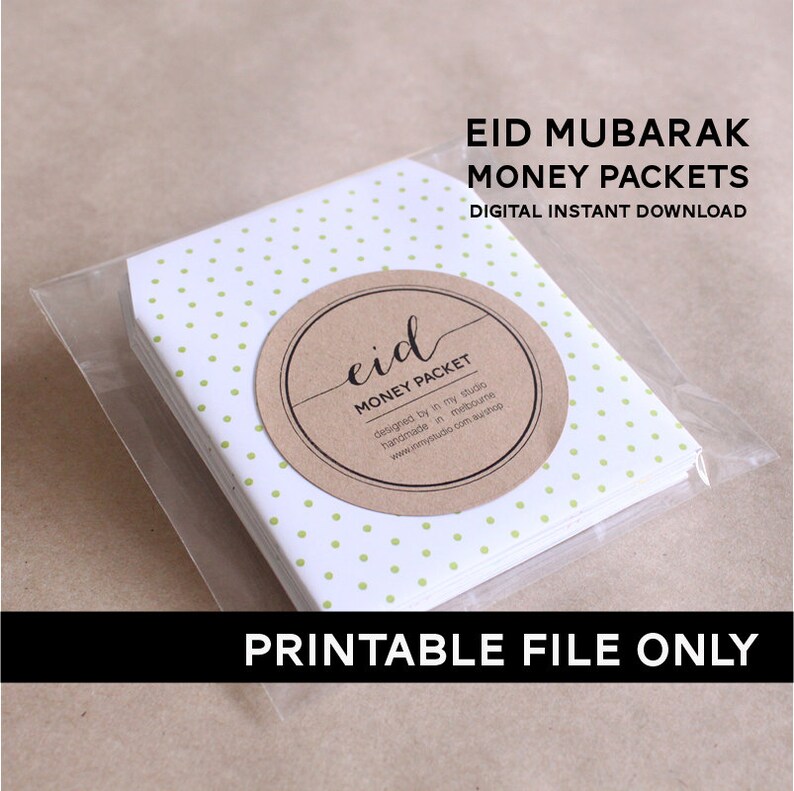 instant download eid money packetenvelope printable diy etsy