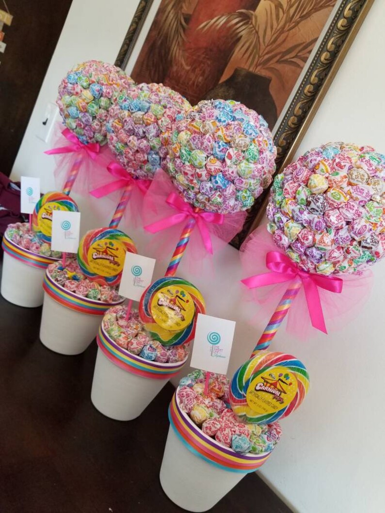 4 Candy Land Centerpieces Candy Land Sweet Shop Sweet Etsy