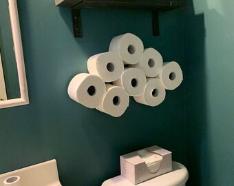 Toilet Paper Storage Shelf. Attractive. Functional. Affordable. Create a floating TP Cloud