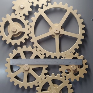 LARGE: 7 Gear Magnetic Backed Kinetic Gears. Shipping Free