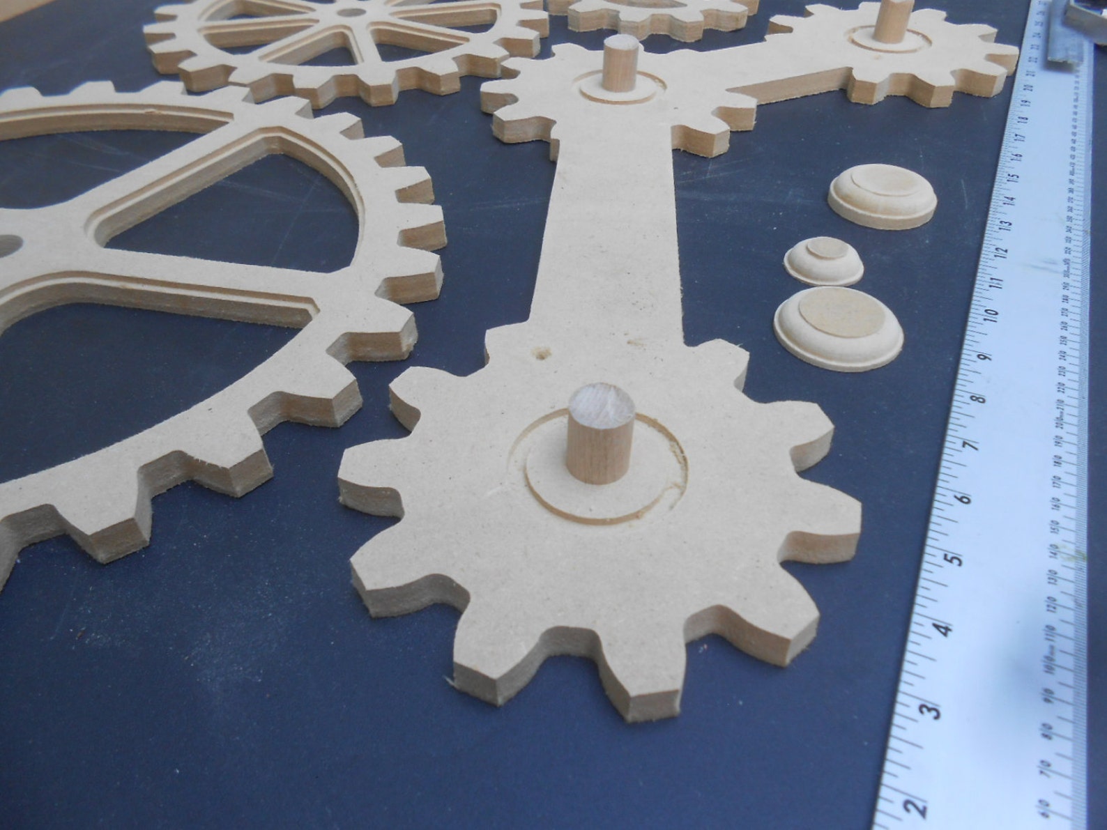 Gear Wall 26 x 16 Wooden Gears Wood Gears Etsy