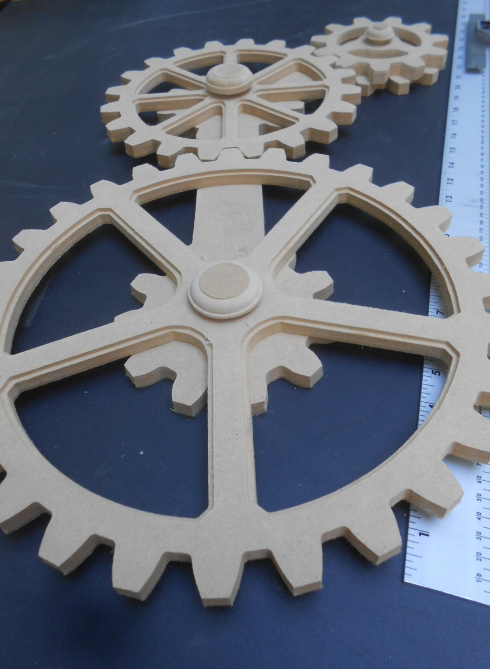 Gear Wall 26 x 16 Wooden Gears Wood Gears Etsy