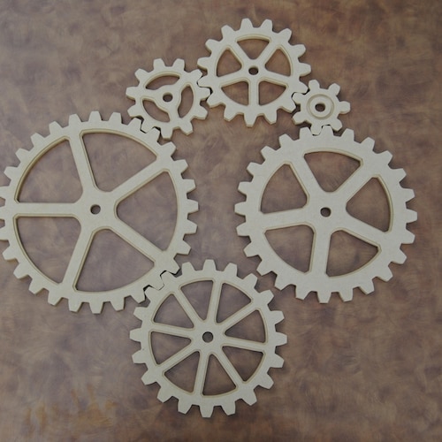 Wooden Gear Set