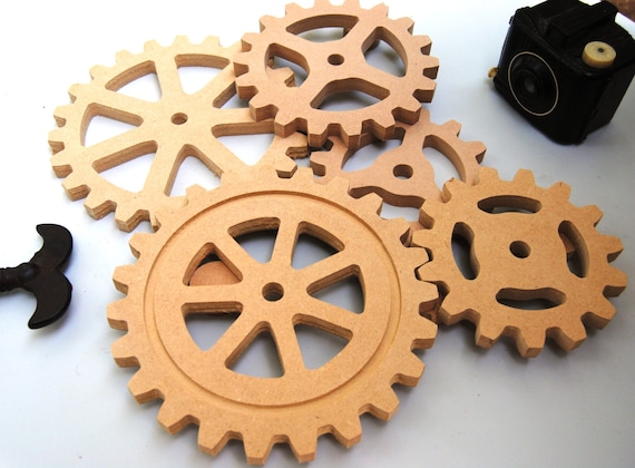 Large Wood Gears Smaller Of The Larger Sets Wall Decor - Large Gear Wall Art Large Wood Gears Smaller Of The Larger Sets Wall Decor - Large Gear Wall Art