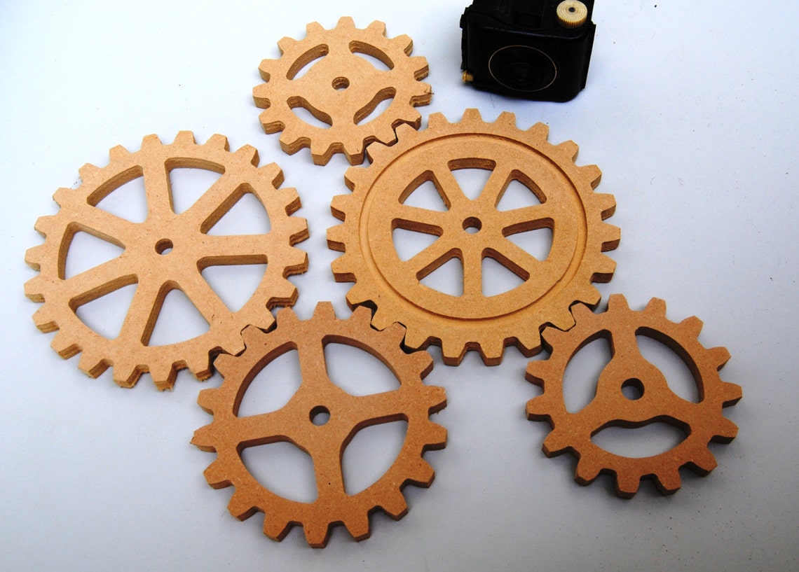 Large Wood Gears Smaller of the Larger sets Wall Decor Etsy