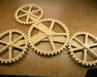 Giant Kinetic Gear Wall 3 x 4 feet