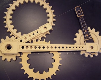 Gear Coupling Rod for Steampunk, 26 inch, (Coupling Rod Only) Wooden Gears, Wood Gears, Wood Pulley, Gear Wall, Gear Decor
