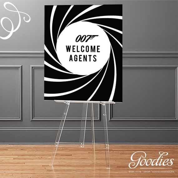Special Agents Welcome Poster American Sizes Instant Download, PDF.