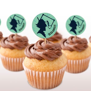 Inspector Gadget Tags oder Cupcake Toppers - Instant Download, Geburtstag, Danke, Tags, Gunst, Cupcake Toppers