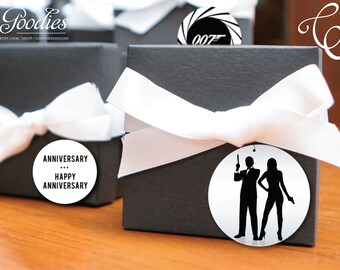 Etiquetas de Agentes Especiales o Cupcake Toppers - Pareja, Aniversario, Descarga Instantánea, Gracias, Etiquetas, Favores, Cupcake Toppers, Espía, Secreto