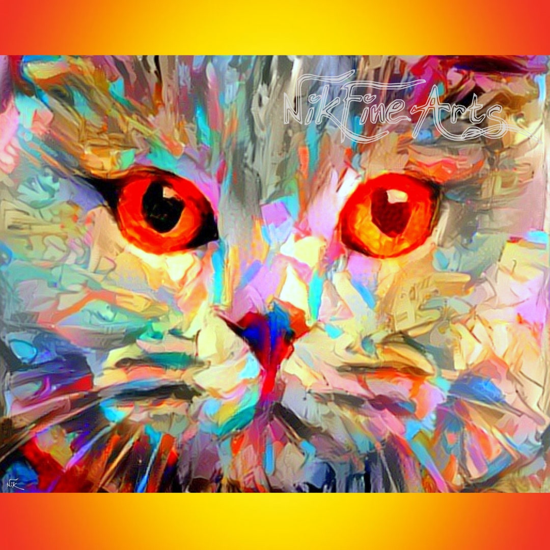 Large Huge Art Painting Canvas Print by Best Selling Artist Nik Tod