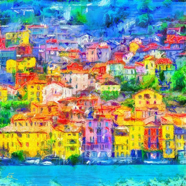 Bright Painting Etsy UK