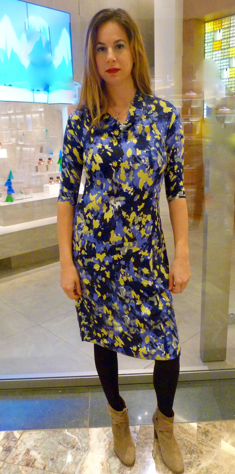 midi dress casual look