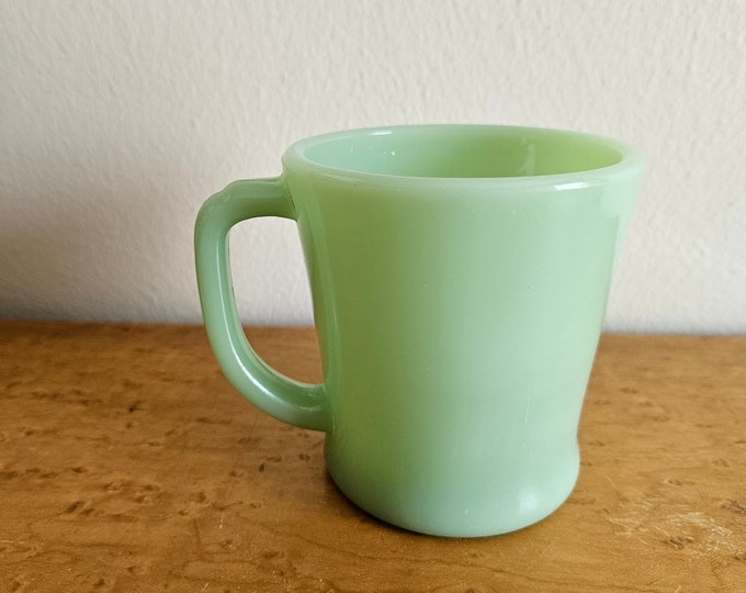 Fire King Jadeite D Handle Mug 1950s Etsy