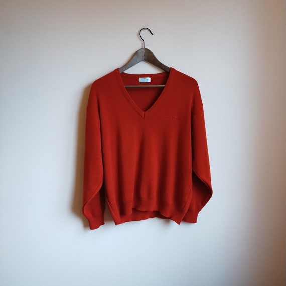 COMME ÇA DU MODE MADE IN ITALY ビンテージ Vintage 90s V-neck Sweater Japanese Brand Comme Ca Du Mode, Paris