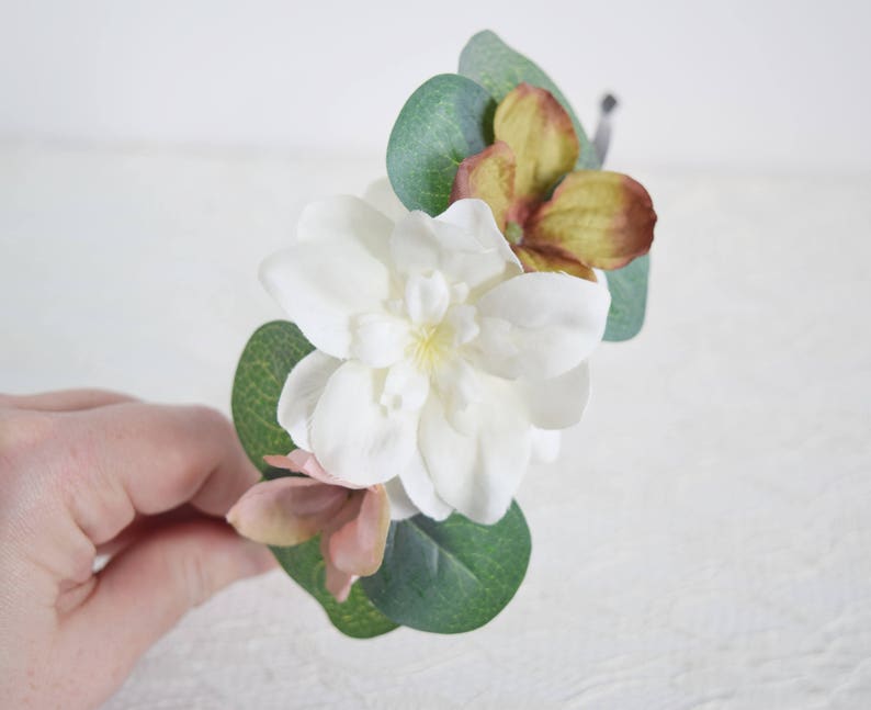 bridesmaid headband flowergirl headband bridal headband spring wedding Spring Flower headband bridal headpiece bridal flower crown