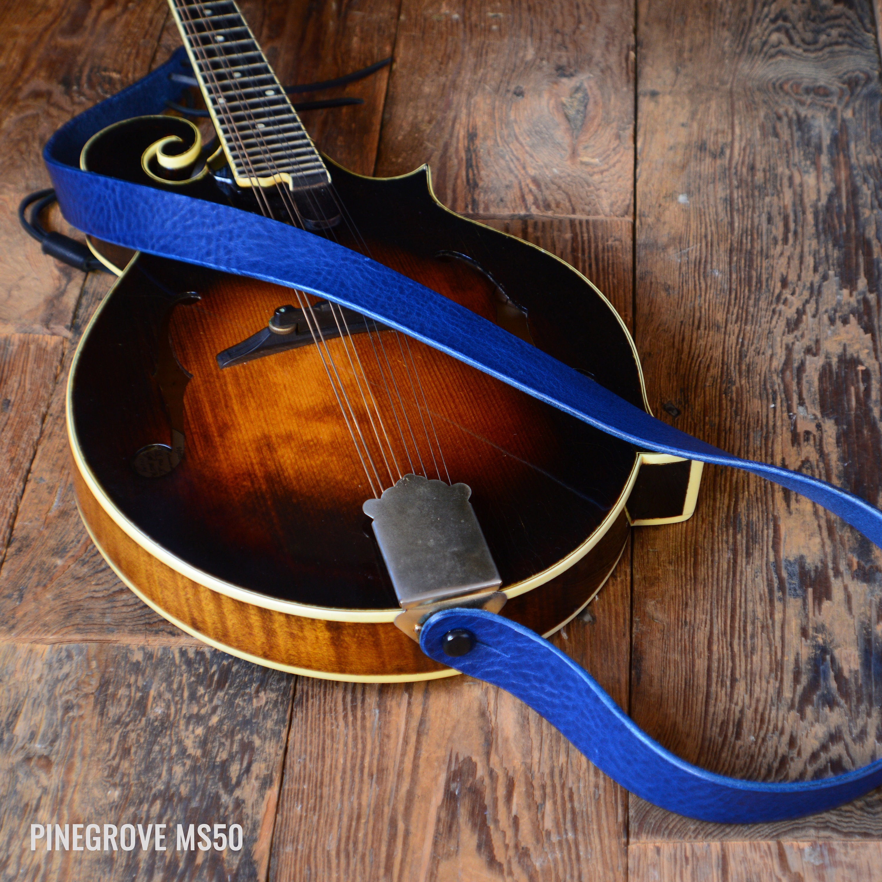 Sangle de mandoline en cuir et en métal réglable - 3 couleurs au choix !
