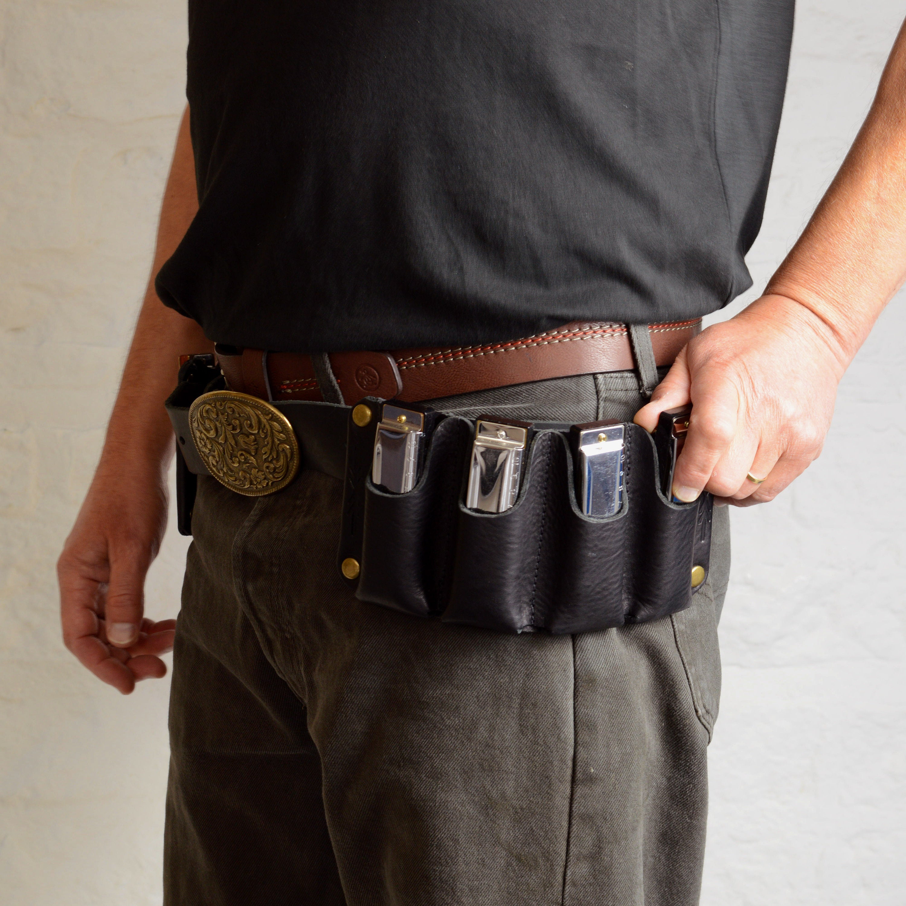 Harmonica belt holder new arrivals