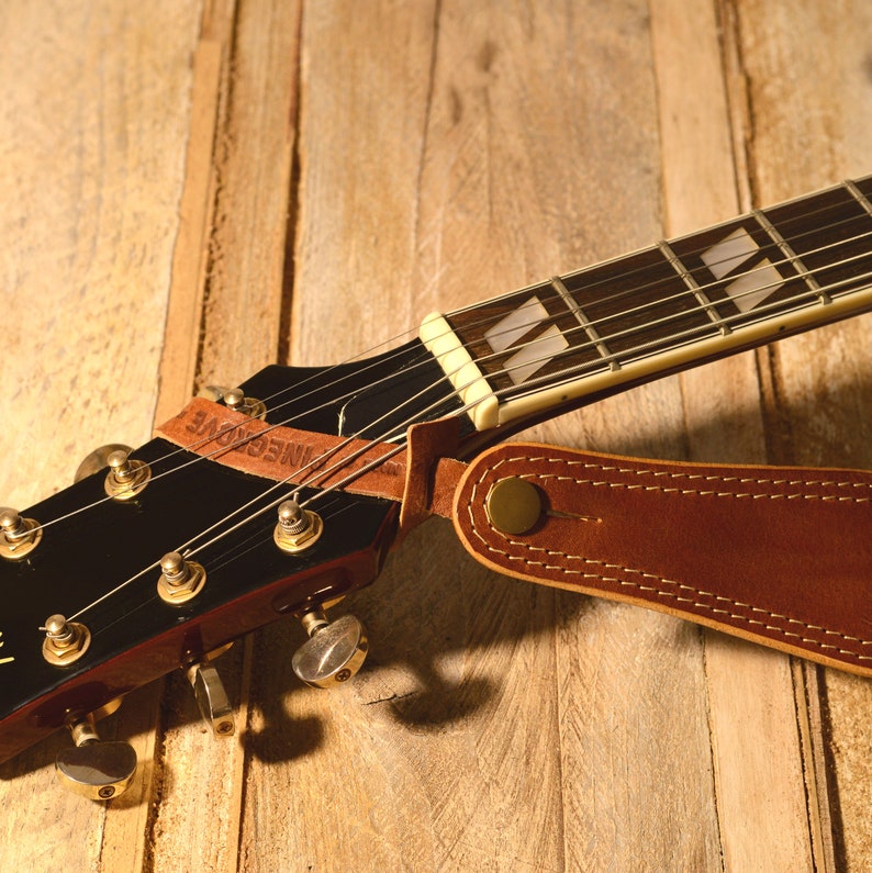 2x Guitar Strap Headstock Loop high quality leather quick Etsy