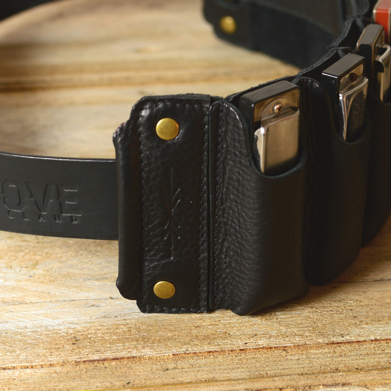 Leather Harmonica Belt Blues Harp Holder Holds From 6 to 12 Etsy UK