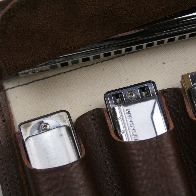 9Pack Leather Harmonica Case leather chromatic harmonica Etsy