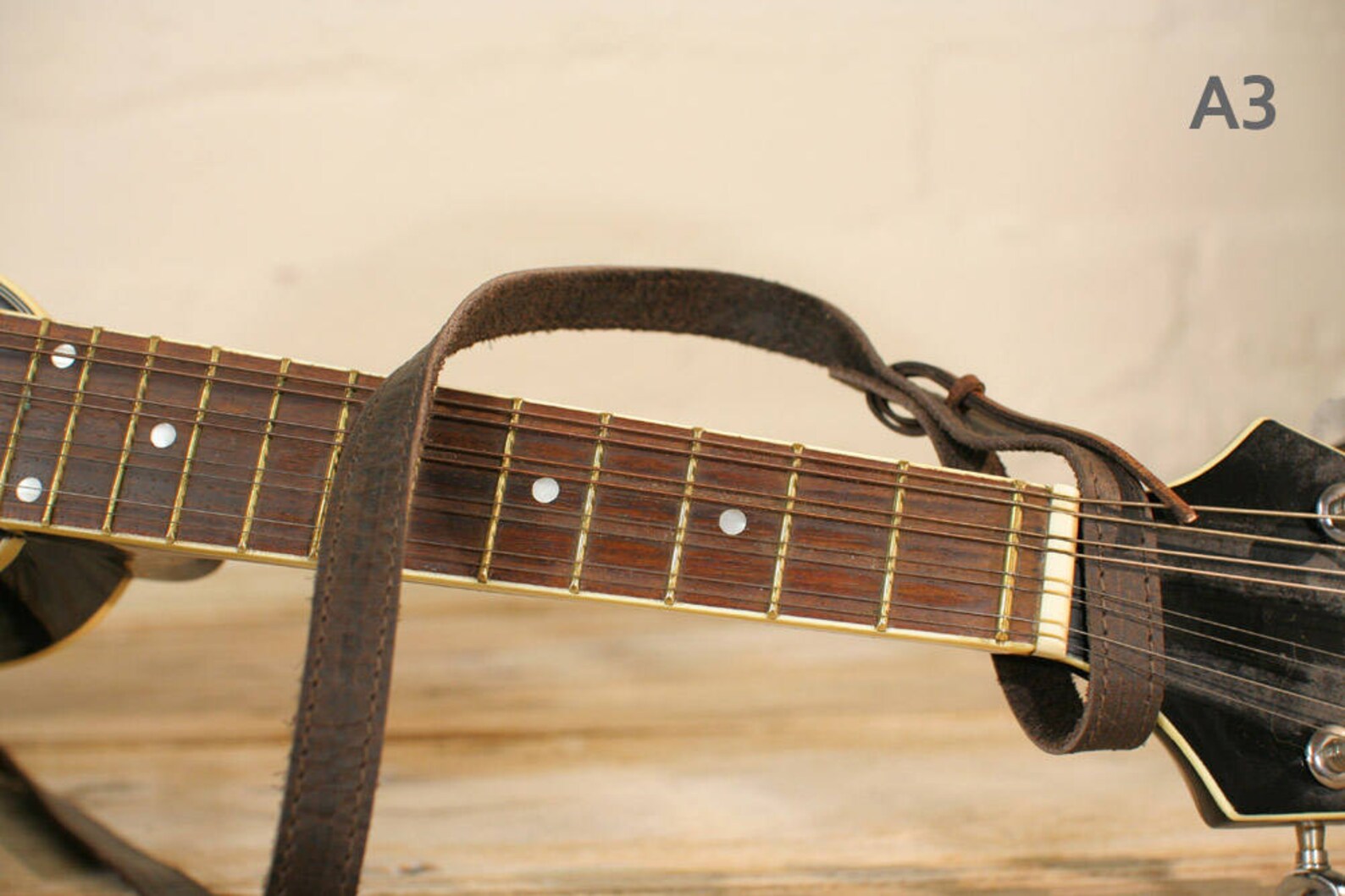 Custom Made Leather Mandolin Strap Made for Any Type F Style Etsy UK
