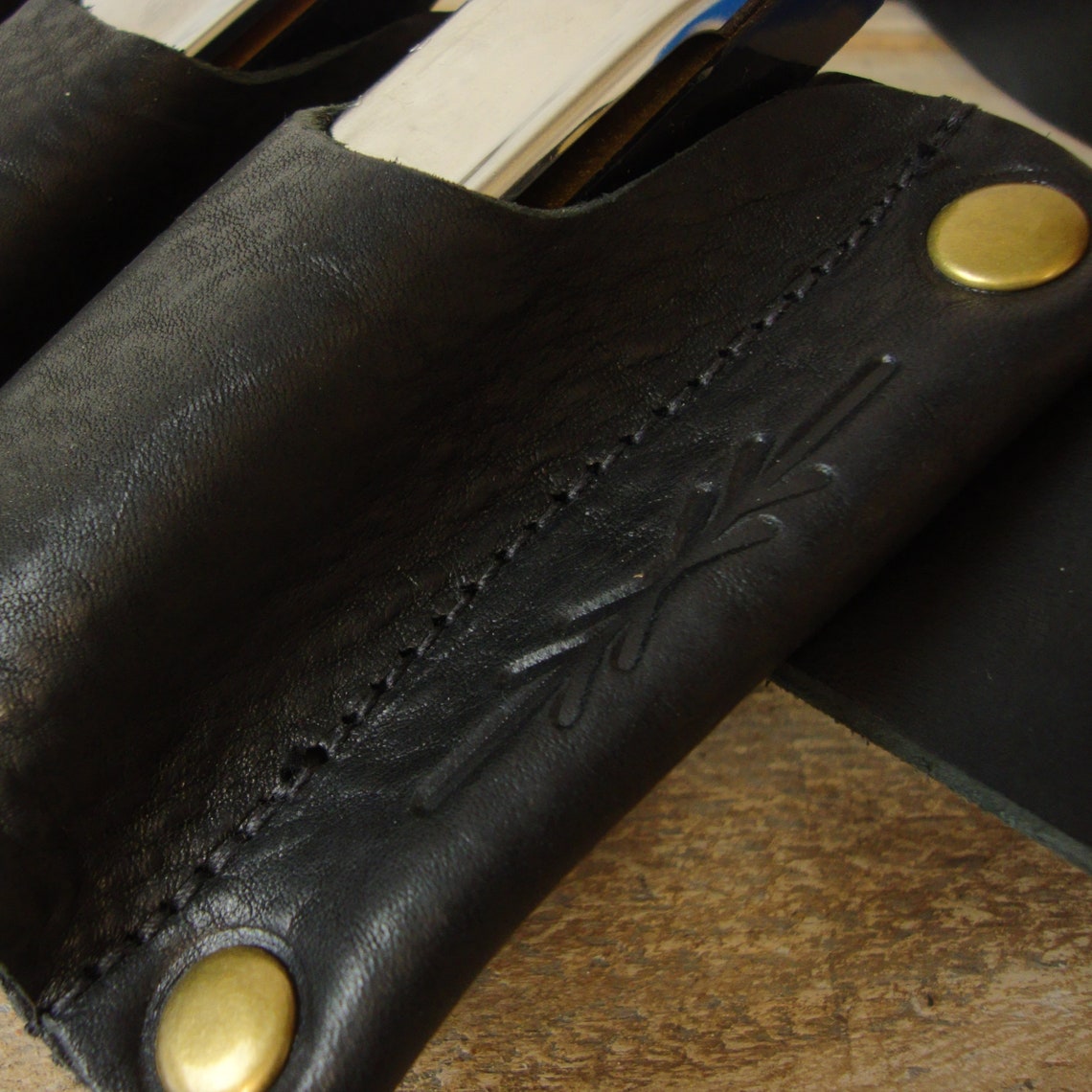 Leather harmonica holster harmonica belt pouch blues harp Etsy