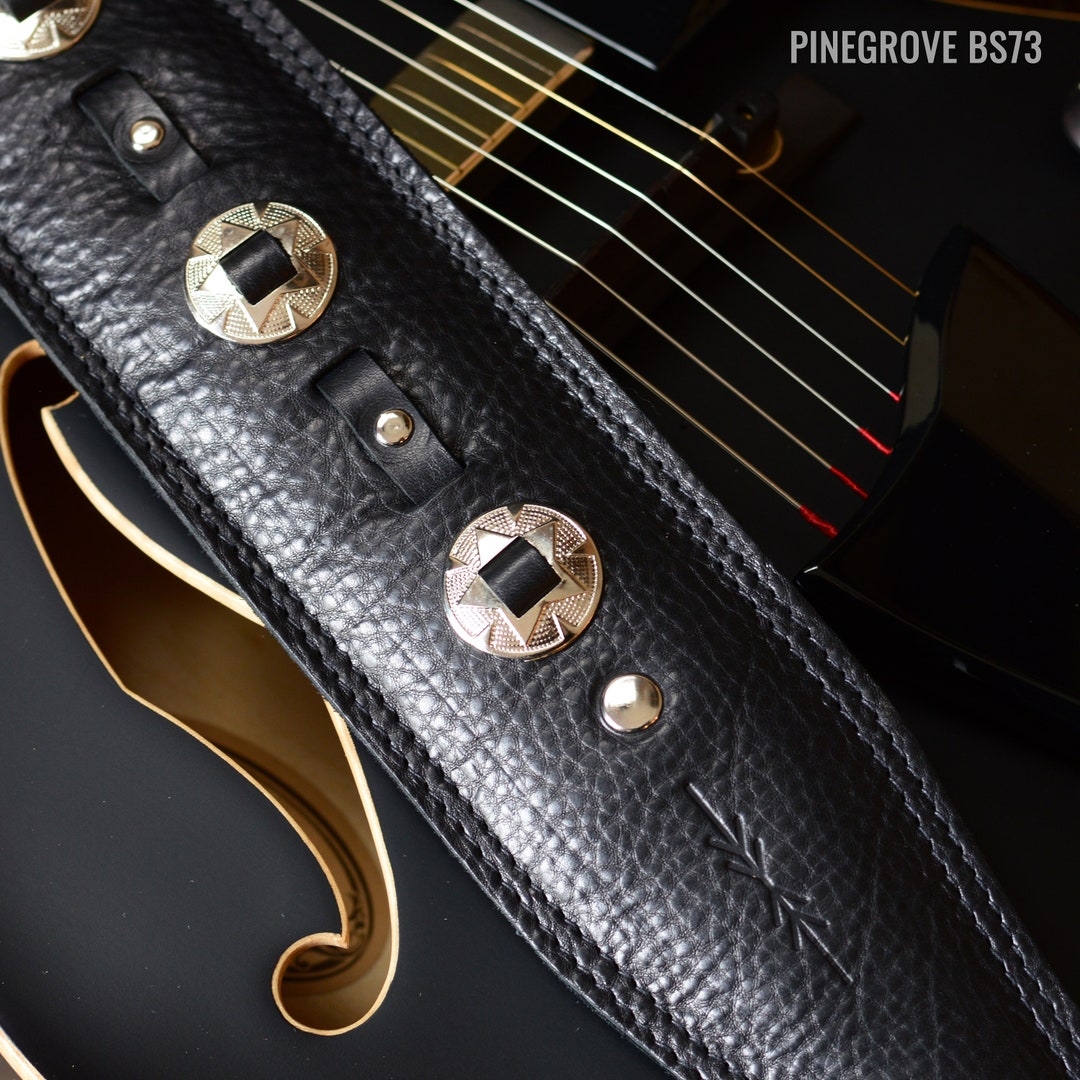 Pinegrove leather guitar online strap