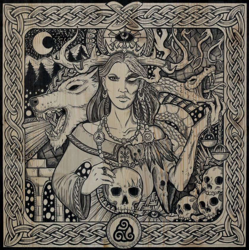 Buy Hel Fine Art Print Norse Goddess of Death Mythology Online in India   Etsy