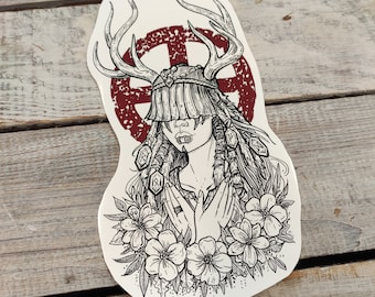 Heilung large vinyl sticker pagan folk music sticker