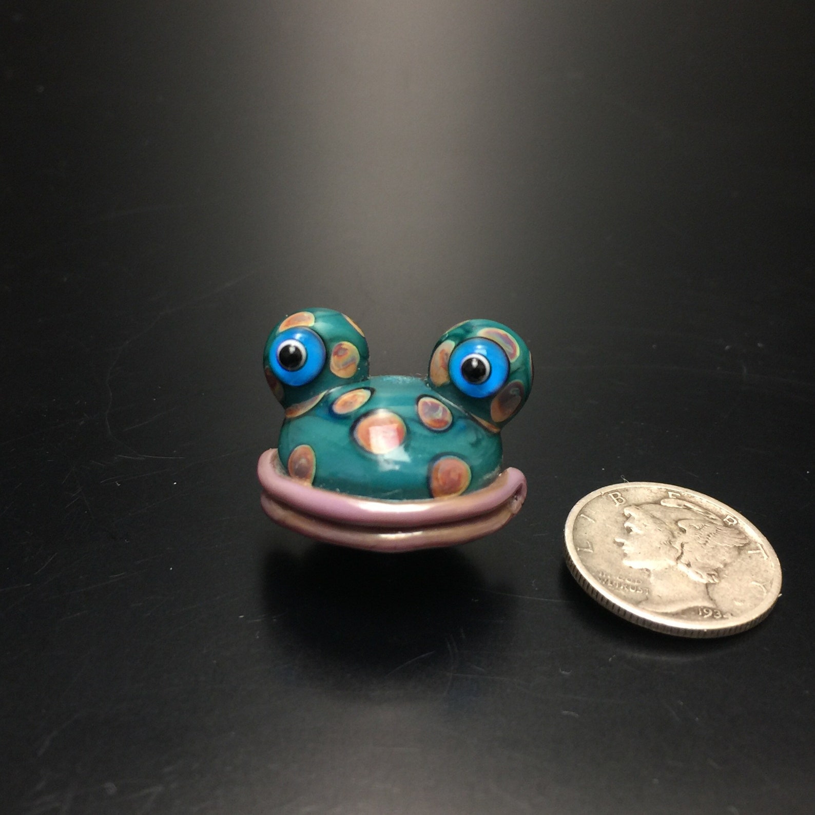 Fun jewelry frog beads jewelry making lampwork beads Etsy