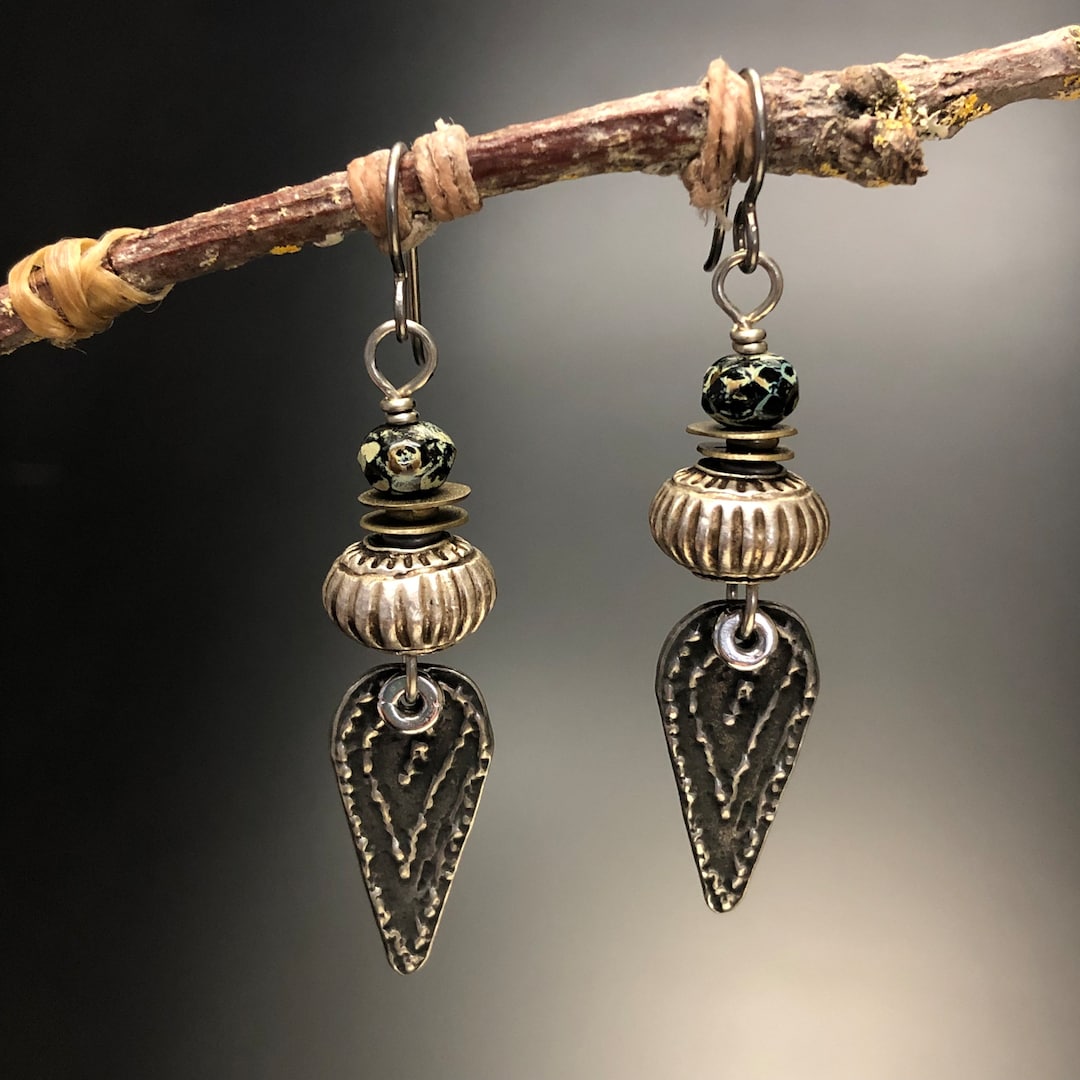 Silver Tribal Handcrafted Earings main image 1