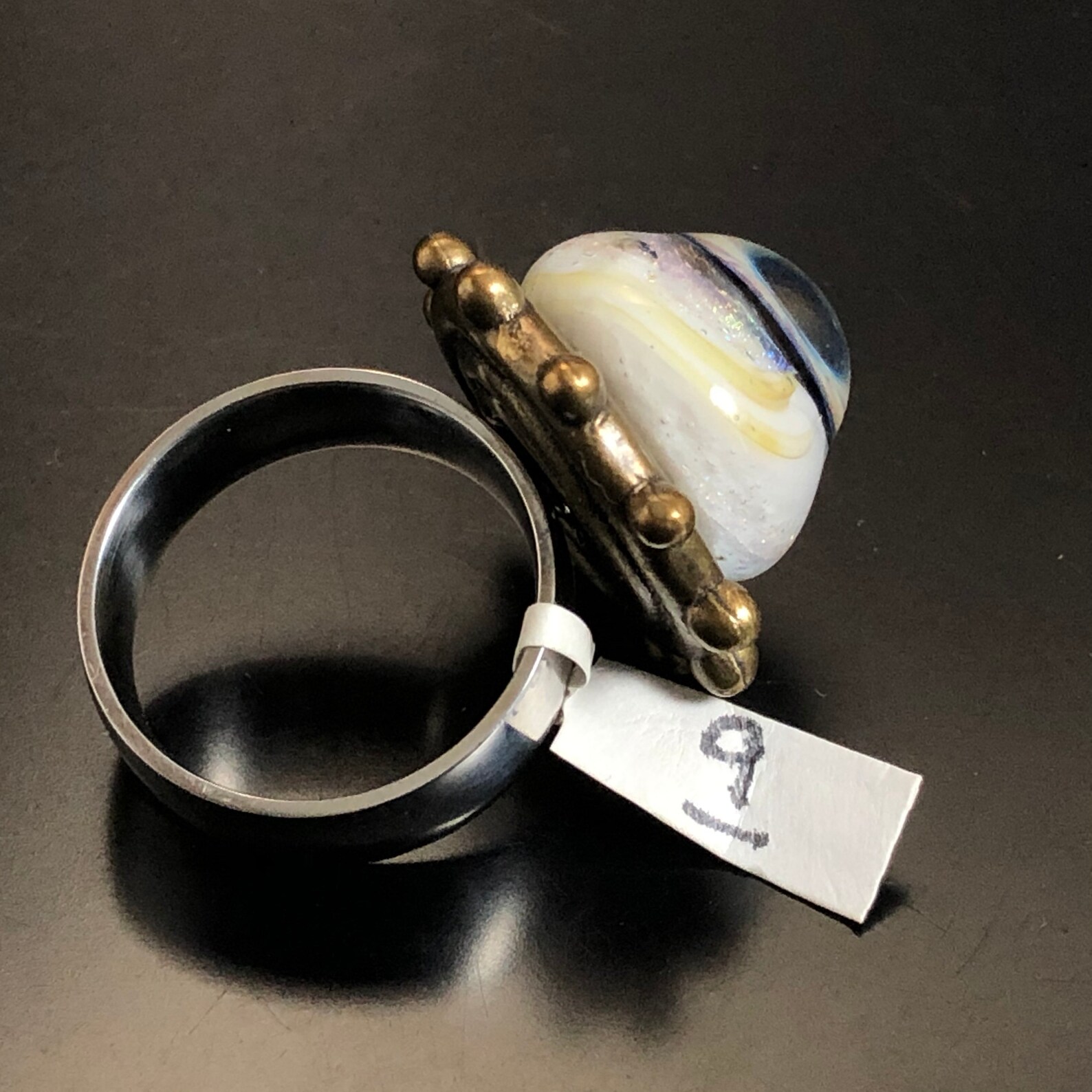 Hazel Eye Ring Eyeball Ring Glass Eye Jewelryglass Eye Etsy