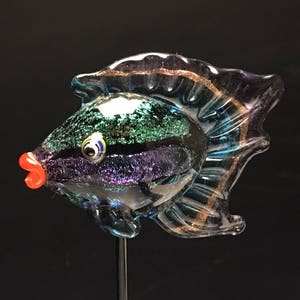 Glass fish , glass fish sculpture, glass fish, lampwork fish, flamework fish,Wayne Robbins glass fish, beautiful fish, 7 image 1