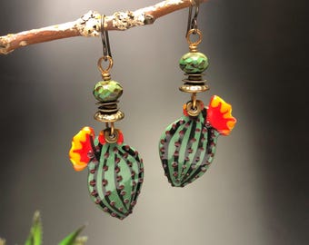 Cactus Bloom Earrings