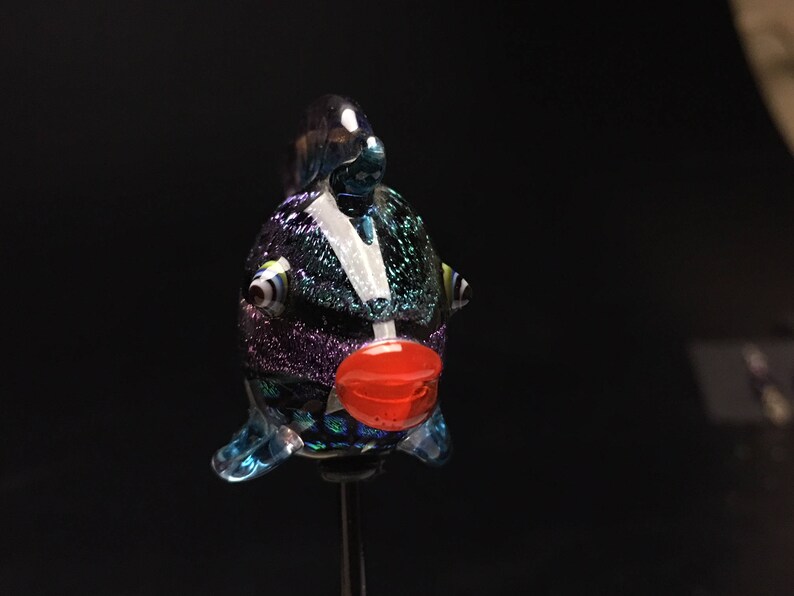 Glass fish , glass fish sculpture, glass fish, lampwork fish, flamework fish,Wayne Robbins glass fish, beautiful fish, 7 image 3