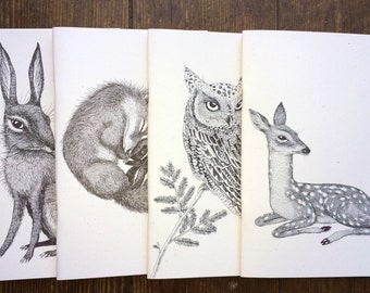 Animal Sketch book Note book Stationery