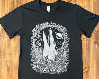 Screen Printed T-shirt, Animal Creature shirt, Nature Lover gift