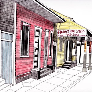New Orleans Architecture Art Print