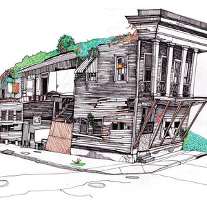 New Orleans Architectural Wall Art