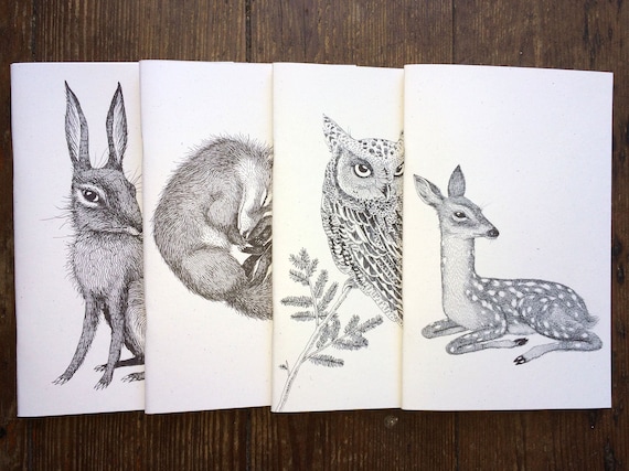 Animal Sketch book Note book Stationery