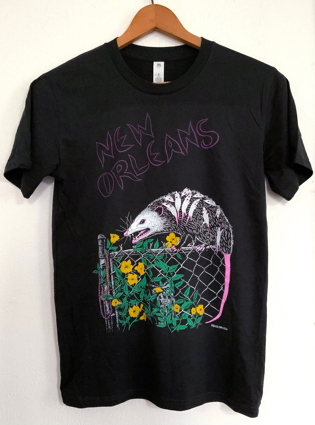 ★ADERERROR★ Posttum tshirt Charcoal Ope Possum T-Shirt – RAYGUN