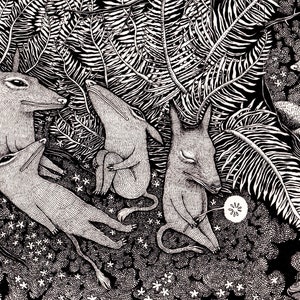 Fairytale Art Print Forest Creatures Animal Wall Decor image 2
